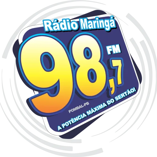 Maringá 98 FM — Logo Radio Maringa FM 987