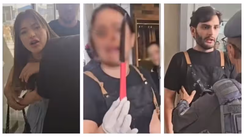 Maringá 98 FM — Uma mulher de 27 anos foi presa, na tarde de terça-feira (5), após esfaquear um cabeleireiro dentro de um salão de beleza na região da Barra Funda, na Zona Oeste de São Paulo. O caso ocorreu em um estabelecimento localizado na Avenida Marquês de São Vicente. De acordo com as informações, a suspeita, alegou estar insatisfeita com o corte de cabelo realizado anteriormente no local, especialmente com o resultado da franja. Imagens de câmeras de segurança do salão registraram o momento da agressão. No vídeo, o cabeleireiro, aparece atendendo outra cliente quando é surpreendido pela mulher, que se aproxima por [&hellip;]
