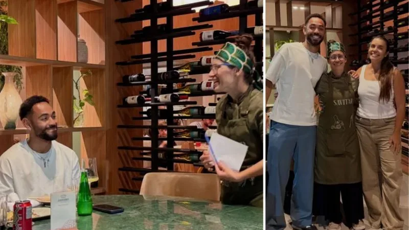 Maringá 98 FM — O atacante paraibano Matheus Cunha está de volta a João Pessoa. Embora não tenha compartilhado registros oficiais nas suas redes sociais, o camisa 9 da Seleção Brasileira foi visto na capital paraibana durante uma visita a um restaurante. A presença do jogador foi divulgada pelo próprio estabelecimento, que publicou fotos de Cunha ao lado da chef Carol Panarotte e da esposa, Gabriela Cunha. “Visitas que aquecem o nosso coração”, escreveu a Tartuferia Savitar nas redes sociais. “Sempre gentil, generoso e atencioso”, completou o estabelecimento. Na legenda da publicação, o restaurante também aproveitou a visita para homenagear o jogador pela participação na [&hellip;]