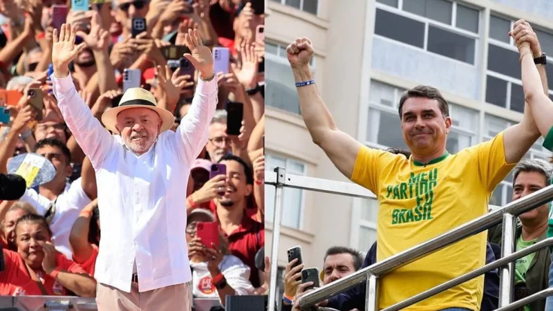 Maringá 98 FM — A nova pesquisa Quaest sobre a eleição presidencial registra, pela primeira vez durante a campanha, vantagem numérica de Flávio Bolsonaro (PL) sobre Lula (PT) no segundo turno. O senador aparece com 42% das intenções de voto, contra 40% do presidente Luiz Inácio Lula da Silva (PT). Como a margem de erro é de dois pontos percentuais para mais ou para menos, o resultado ainda configura empate técnico. O levantamento mostra uma oscilação favorável a Flávio Bolsonaro. Na semana passada, os dois candidatos marcavam 41%. Crise no STF pauta campanhas A pesquisa foi realizada entre quinta-feira e domingo, durante a crise sem precedentes que envolve o Supremo Tribunal Federal (STF). As brigas [&hellip;]